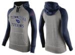Nike Tennessee Titans Performance Hoodie Grey Dark Blue_2