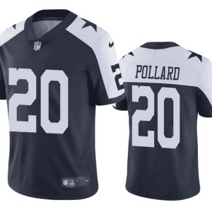 Dallas Cowboys #20 Tony Pollard Navy Color Rush Limited Stitched Jersey