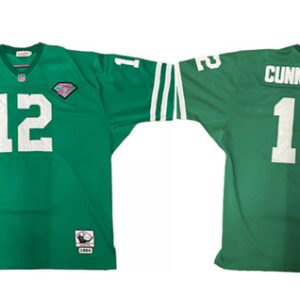 Philadelphia Eagles #12 Randall Cunningham Green 1994 75th Anniversary Stitched Jersey