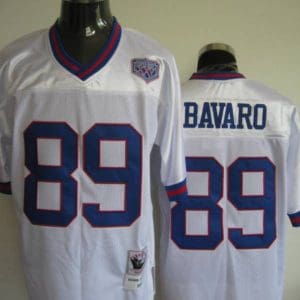 Mitchell And Ness Giants #89 Mark Bavaro Stitched White Jersey