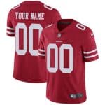 San Francisco 49ers ACTIVE PLAYER Custom Red Vapor Untouchable Limited Stitched Jersey