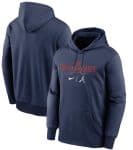 Atlanta Braves 2021 Navy World Series Collection Dugout Pullover Hoodie