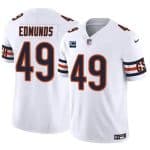 Chicago Bears #49 Tremaine Edmunds White 2024 F.U.S.E. With 2-Star C Patch Vapor Untouchable Limited Stitched Jersey
