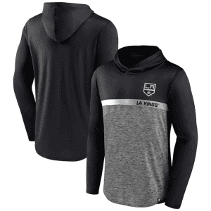 Los Angeles Kings Black Podium Defender Pullover Hoodie