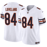Chicago Bears #84 Colston Loveland White 2025 Draft F.U.S.E. Vapor Untouchable Limited Football Stitched Jersey