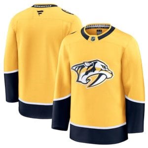 Nashville Predators Blank Gold 2024-25 Home Stitched Jersey