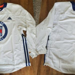 New York Rangers Blank White Stitched Jersey