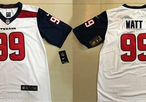 Texans #99 J.J. Watt White Limited Stitched Jersey