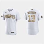 San Diego Padres #13 Manny Machado 2022 All-Star White Flex Base Stitched Baseball Jersey