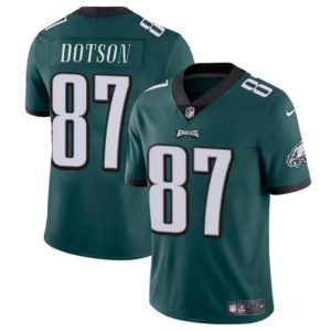 Philadelphia Eagles #87 Jahan Dotson Green Vapor Untouchable Limited Stitched Jersey