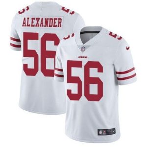 San Francisco 49ers #56 Kwon Alexander White Vapor Untouchable Limited Stitched Jersey