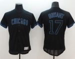 Cubs #17 Kris Bryant Black Fashion Flexbase Authentic Collection Stitched Jersey