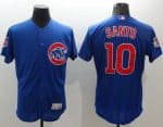 Cubs #10 Ron Santo Blue Flexbase Authentic Collection Stitched Jersey
