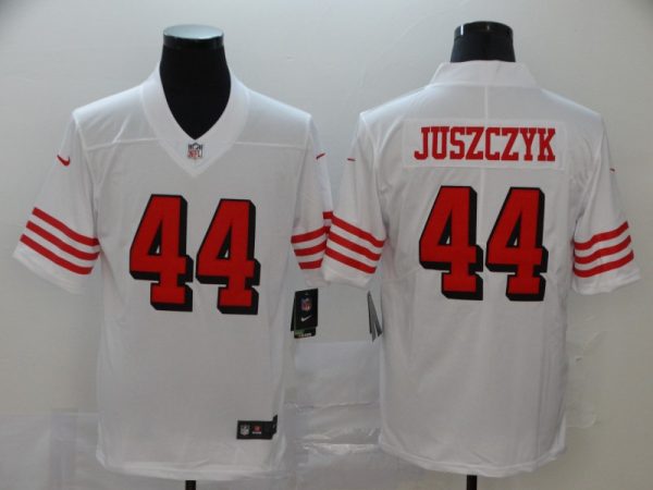 San Francisco 49ers #44 Kyle Juszczyk White New Vapor Untouchable Limited Stitched Jersey