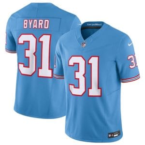 Tennessee Titans #31 Kevin Byard Light Blue 2023 F.U.S.E. Vapor Limited Throwback Stitched Jersey