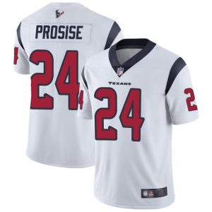 Houston Texans #24 C.J. Prosise New White Vapor Untouchable Limited Stitched Jersey