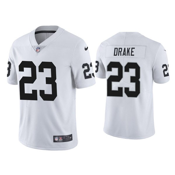 Las Vegas Raiders #23 Kenyan Drake White Vapor Untouchable Limited Stitched Football Jersey