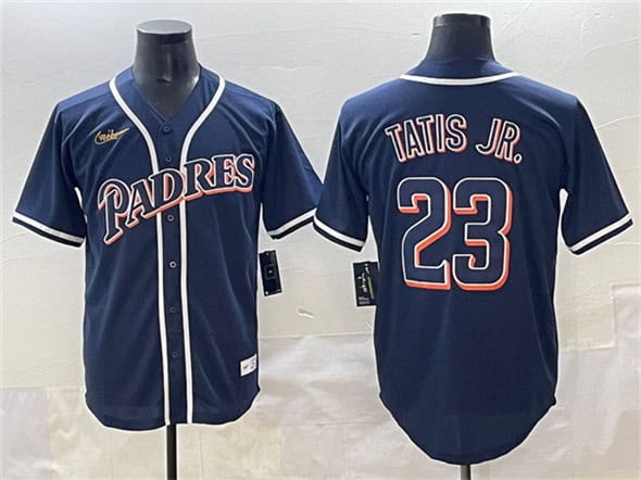 San Diego Padres #23 Fernando Tatis Jr. Navy Stitched Jersey