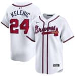 Atlanta Braves #24 Jarred Kelenic White 2024 Home Limited Stitched Jersey