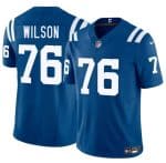 Indianapolis Colts #76 Jack Wilson Blue 2025 F.U.S.E. Vapor Limited Stitched Jersey
