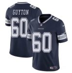 Dallas Cowboys #60 Tyler Guyton Navy 2024 Draft Vapor Untouchable Limited Stitched Jersey