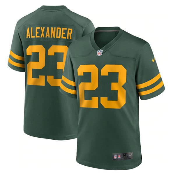 Green Bay Packers #23 Jaire Alexander Green Stitched Jersey
