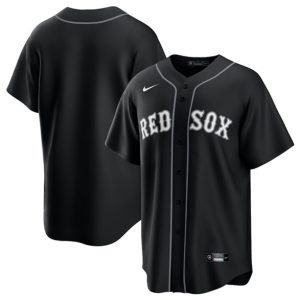 Boston Red Sox Blank Black Lights Out Limited Stitched Jersey