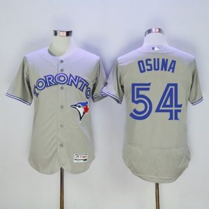 Blue Jays #54 Roberto Osuna Grey Flexbase Authentic Collection Stitched Jersey