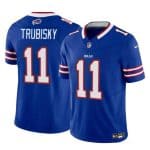 Buffalo Bills #11 Mitch Trubisky Blue 2023 F.U.S.E. Vapor Untouchable Limited Stitched Jersey