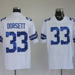 Mitchell Ness Cowboys #33 Tony Dorsett White Stitched Throwback Jersey