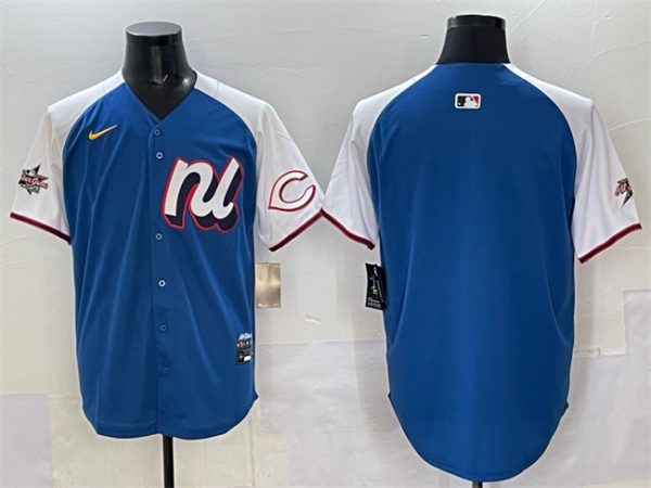 National League Cincinnati Reds Blank Blue Alternate 2025 All-Star Edition Limited Stitched Jersey
