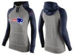 Nike New England Patriots Performance Hoodie Grey Dark Blue_2