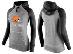 Nike Cleveland Browns Performance Hoodie Grey Black