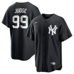 New York Yankees #99 Aaron Judge Black Lights Out Limited Stitched Jersey