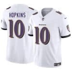 Baltimore Ravens #10 DeAndre Hopkins White 2025 F.U.S.E. Vapor Limited Jersey