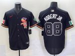 Chicago White Sox #88 Luis Robert Jr. Black Mexico Limited Stitched Jersey