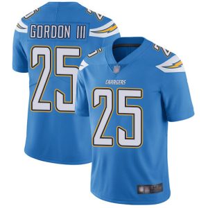 Los Angeles Chargers #25 Melvin Gordon Blue Vapor Untouchable Limited Stitched Jersey