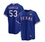 Texas Rangers #53 Adolis Garc¨ªa Royal 2023 World Series Stitched Jersey