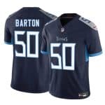 Tennessee Titans #50 Cody Barton Navy 2025 F.U.S.E. Vapor Limited Stitched Jersey