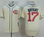 Cubs #17 Kris Bryant Cream 1929 Turn Back The Clock Stitched Jersey