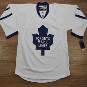 Maple Leafs Blank Stitched White Jersey