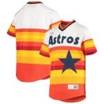 Houston Astros Home Cooperstown Collection Team Cool Base Stitched Baseball Jersey
