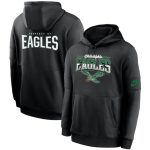 Philadelphia Eagles Black Sideline Pullover Hoodie