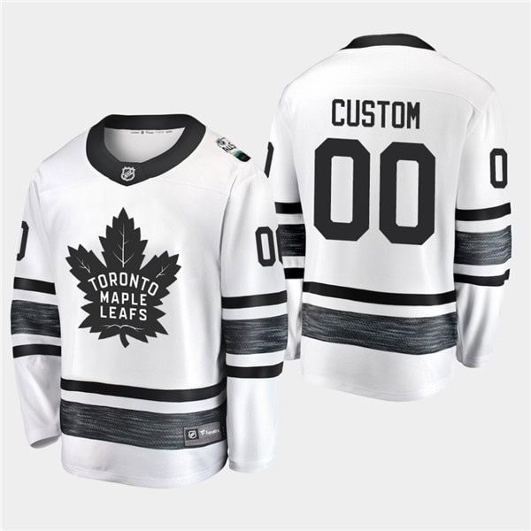 Toronto Maple Leafs Custom 2019 NHL All Star White Stitched Jersey