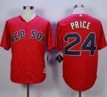 Red Sox #24 David Price Red New Cool Base Stitched Jersey