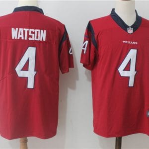 Houston Texans #4 Deshaun Watson Red Alternate Stitched Vapor Untouchable Limited Nike Jersey