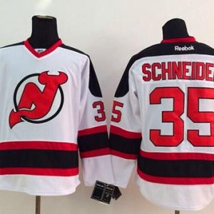 Devils #35 Cory Schneider White Stitched Jersey