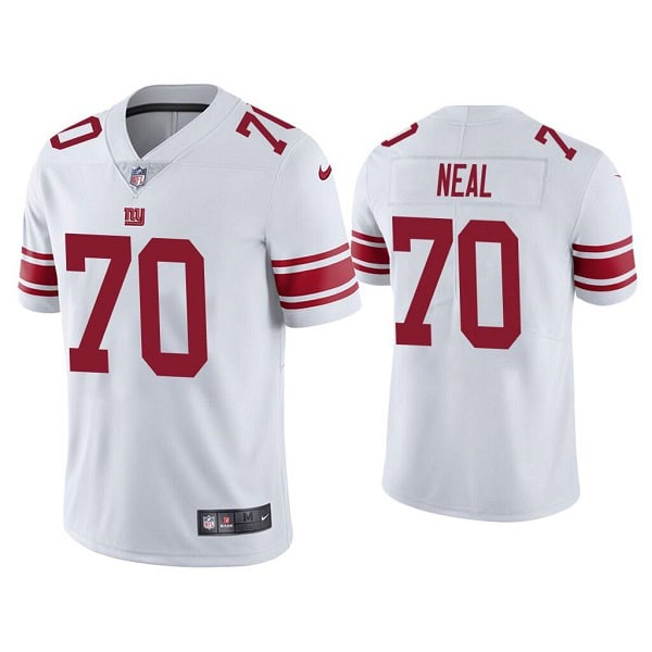 New York Giants #70 Evan Neal White Vapor Untouchable Limited Stitched Jersey