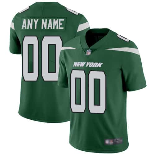 New York Jets ACTIVE PLAYER Custom Green Vapor Untouchable Limited Stitched Jersey