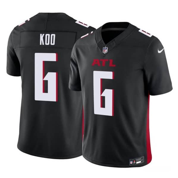 Atlanta Falcons #6 Younghoe Koo Black 2023 F.U.S.E. Vapor Untouchable Limited Stitched Jersey